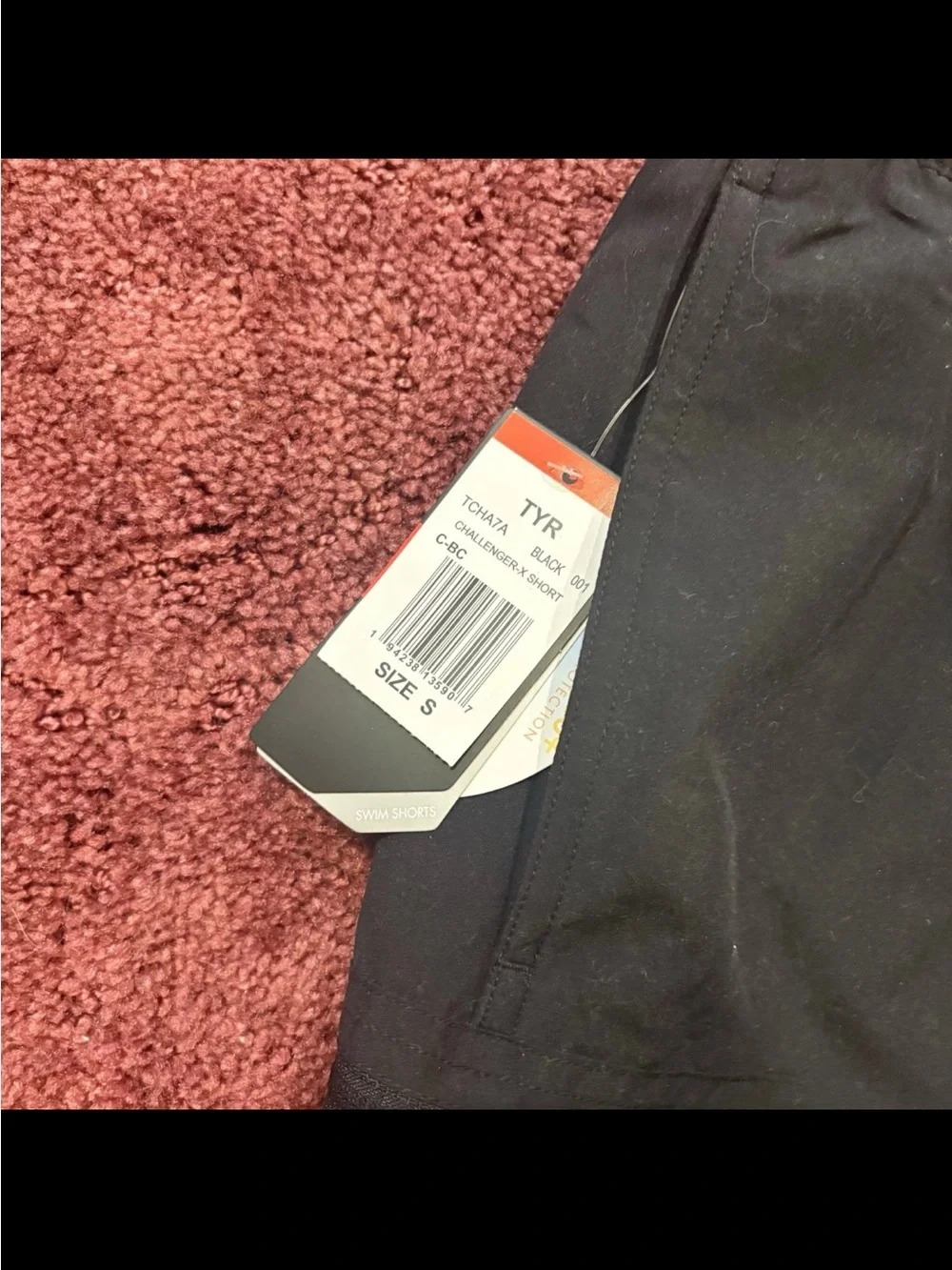 TYR Black Men’s Swim Trunks